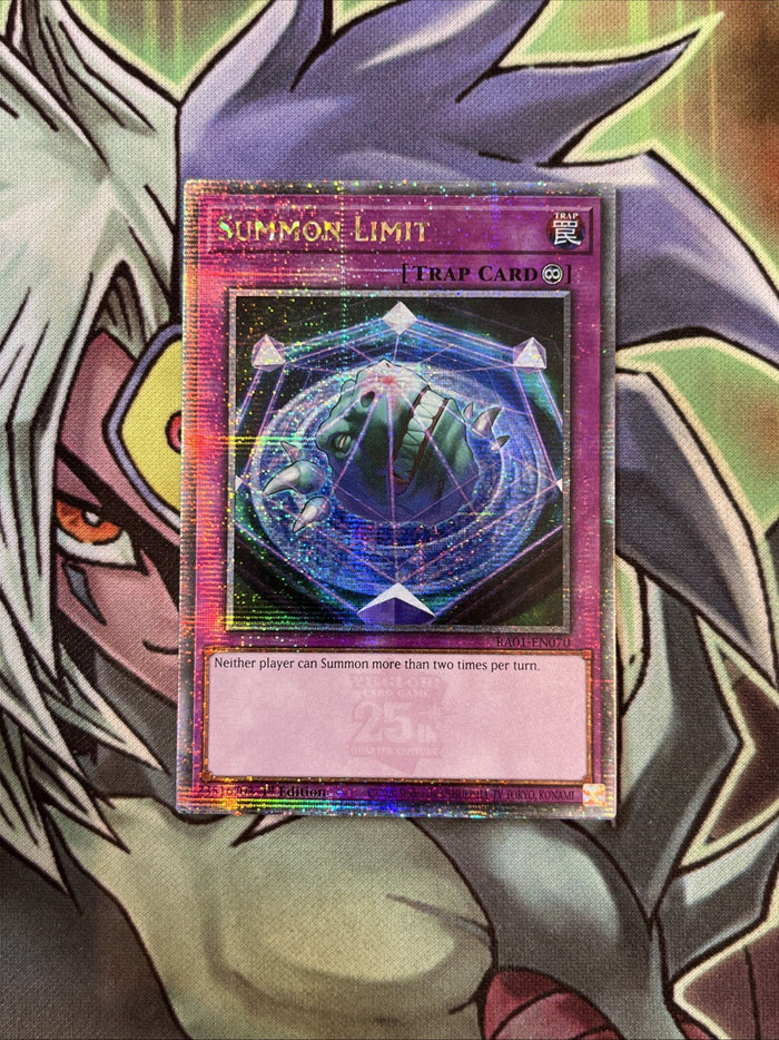 RA01-EN070 Summon Limit Quarter Century 1st Edition NM Yugioh Card