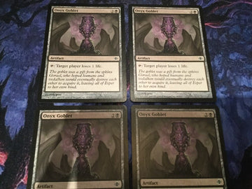 x4 Onyx Goblet - Shards Of Alara Excellent Magic MTG (back)