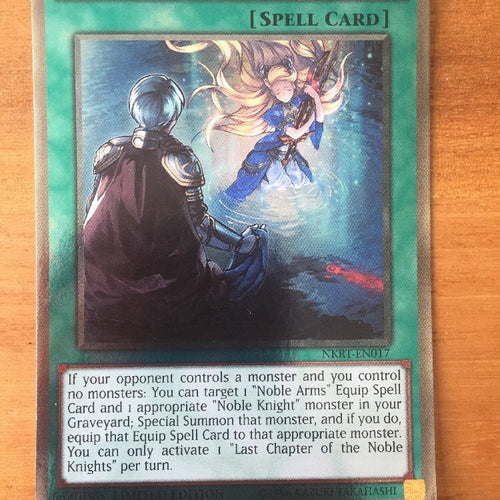 NKRT-EN017 Yugioh! Last Chapter of the Noble Knights - Platinum Rare
