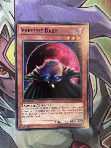 LCJW-EN186 Vampire Baby Common 1st Edition NM Yugioh Card
