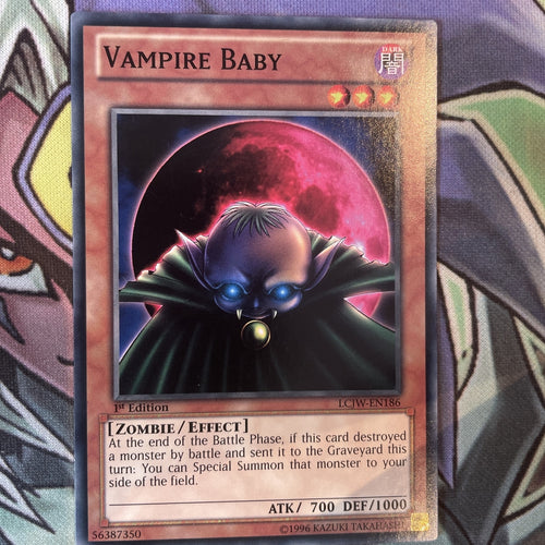LCJW-EN186 Vampire Baby Common 1st Edition NM Yugioh Card