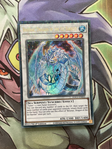 HAC1-EN051 Brionac, Dragon of the Ice Barrier Duel Terminal Foil 1st Ed Yugioh