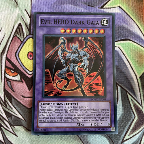 LCGX-EN069 Evil Hero Dark Gaia Super Rare UNL Edition NM Yugioh Card