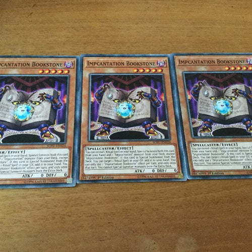 SOFU-EN024 Yugioh 3x Impcantation Bookstone (NM)
