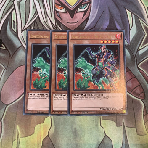MAGO-EN072 x3 Brotherhood of the Fire Fist - Coyote Rare Excellent Cond Yugioh
