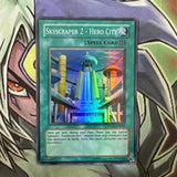 STON-EN048 Skyscraper 2 - Hero City Super Rare Unlimited Edition NM Yugioh Card