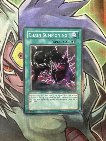 PTDN-EN057 Chain Summoning Common Unlimited Edition NM Yugioh Card