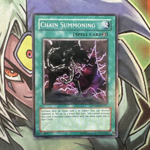 PTDN-EN057 Chain Summoning Common Unlimited Edition NM Yugioh Card