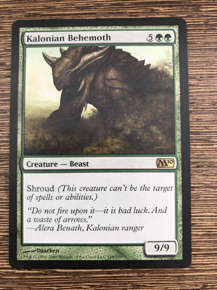 Kalonian Behemoth - Magic 2010 Excellent Magic MTG