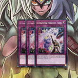 FIGA-EN021 x3 Ultimate Fire Formation - Sinto Secret Excellent Condition Yugioh