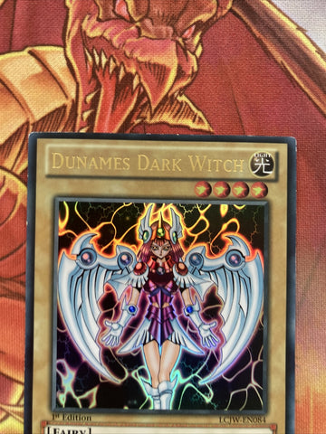 LCJW-EN084 Dunames Dark Witch Ultra Rare 1st Edition Mint YuGiOh Card (back)