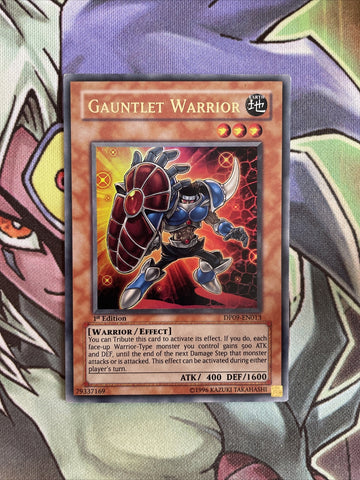 DP09-EN013 Gauntlet Warrior Ultra Rare 1st Edition NM Yugioh Card