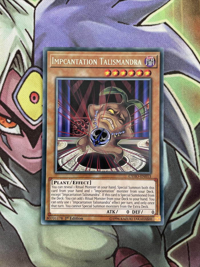 CYHO-EN013 Impcantation Talismandra Rare 1st Edition NM Yugioh Card