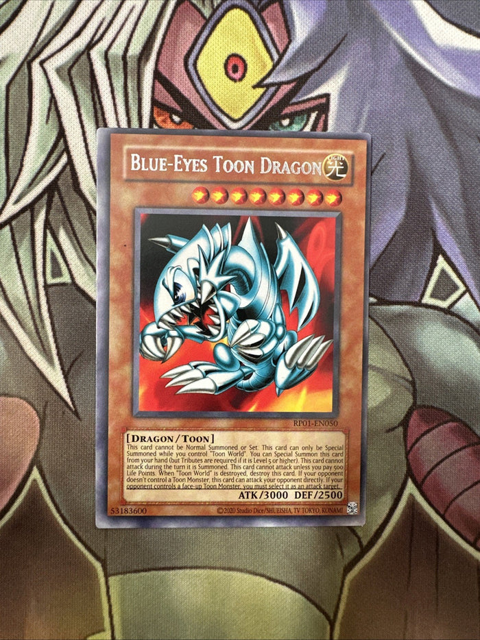 RP01-EN050 Blue-Eyes Toon Dragon Rare Unlimited Edition NM Yugioh Card