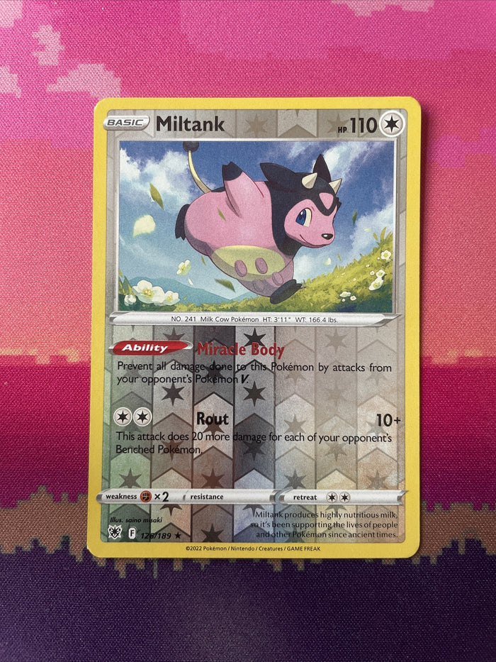 Pokemon Card Miltank Astral Radiance Reverse Holo Rare 126/189 NM