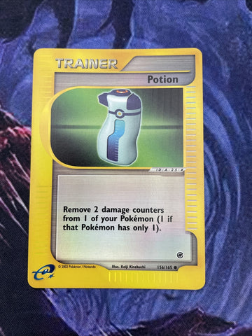 Pokemon Card - Potion Reverse Holo 156/165 Expedition Set Excellent Condition