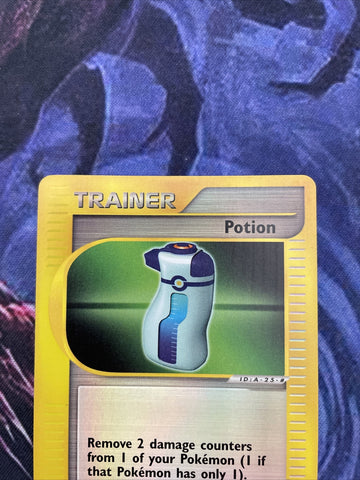 Pokemon Card - Potion Reverse Holo 156/165 Expedition Set Excellent Condition (back)
