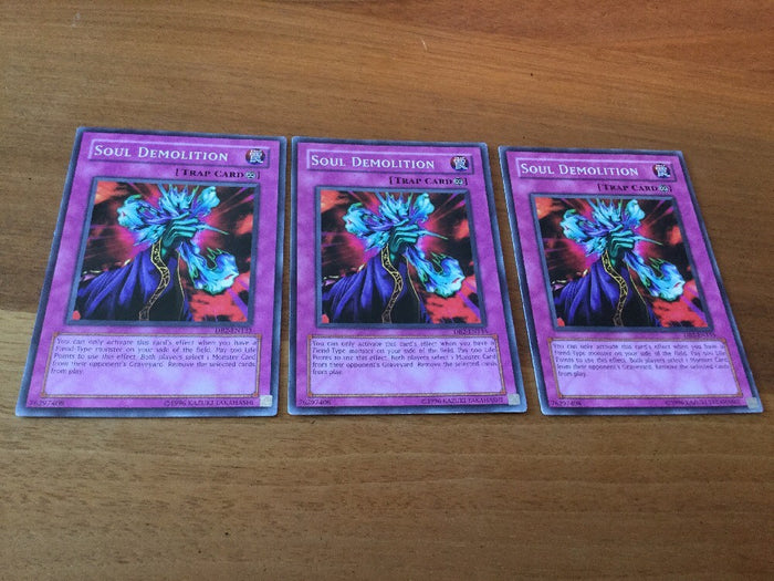 DB2-EN135 Yugioh 3x Soul Demolition