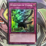 STP3-EN011 Windstorm Of Etaquia Super Rare Speed Duel  NM Yugioh Card
