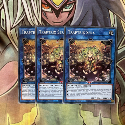 SDBT-EN044 x3 Traptrix Sera Common Excellent Condition Yugioh