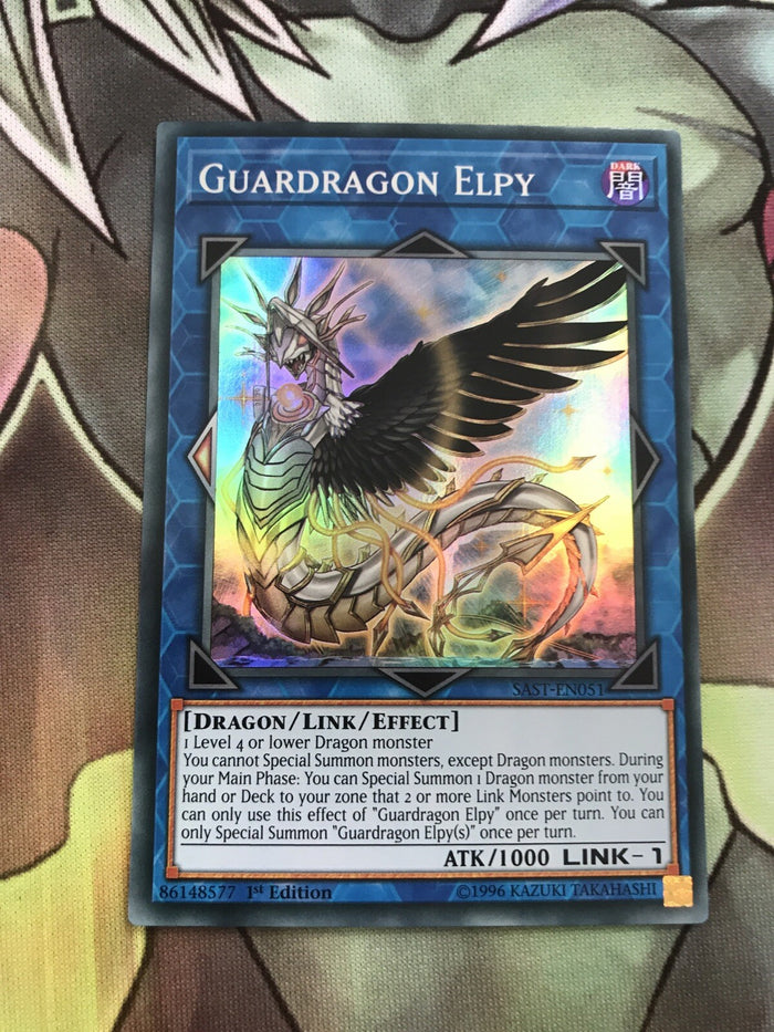 SAST-EN051 Guardragon Elpy Super Rare 1st Edition Mint YuGiOh Card