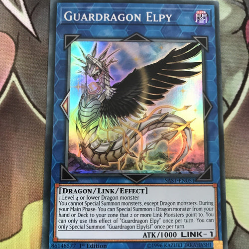 SAST-EN051 Guardragon Elpy Super Rare 1st Edition Mint YuGiOh Card