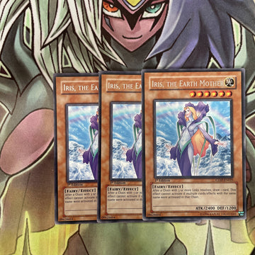 CDIP-EN025 x3 Iris, the Earth Mother Rare Excellent Condition Yugioh