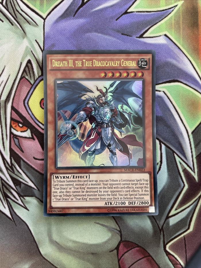 MACR-EN023 Dreiath III, The True Dracocavalry General Ultra Rare 1st Ed Yugioh