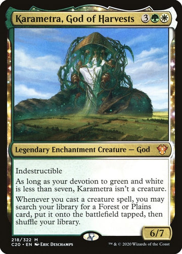 Karametra, God Of Harvests Commander Excellent Magic MTG