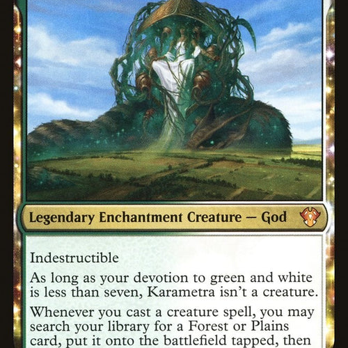 Karametra, God Of Harvests Commander Excellent Magic MTG