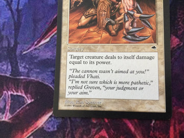 1x REPENTANCE  - Tempest Excellent Magic MTG (back)