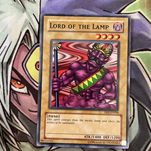 DB2-EN098 Lord Of The Lamp Common Unlimited Edition NM Yugioh Card
