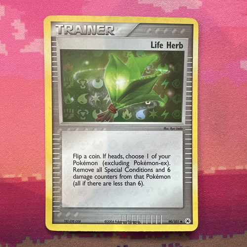 Pokemon Card Life Herb ex Hidden Legends Reverse Holo 90/101 Near Mint