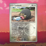 Pokemon Card Lechonk Paldean Fates Reverse Holo 071/091 NM