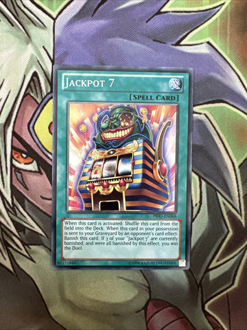 PRIO-EN068 Jackpot 7 Common Unlimited Edition NM Yugioh Card