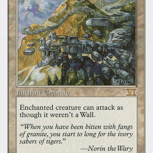 Animate Wall - Sixth Edition Rare Excellent Magic MTG