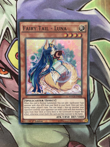 MACR-EN038 Fairy Tail - Luna Super Rare 1st Edition NM Yugioh