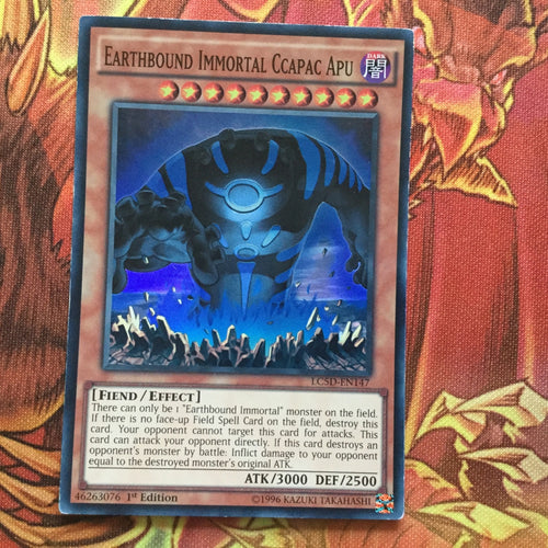 LC5D-EN147 Earthbound Immortal Ccapac Apu - 1st Edition - Super Yugioh