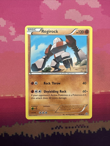 Pokemon Card Regirock Ancient Origins Rare 40/98 Near Mint