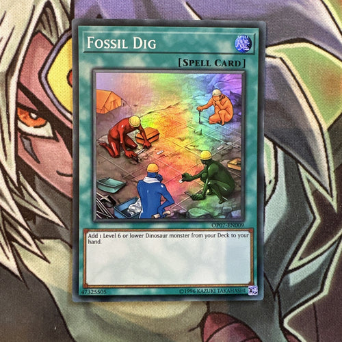 OP07-EN009 Fossil Dig Super Rare Unlimited Edition NM Yugioh Card