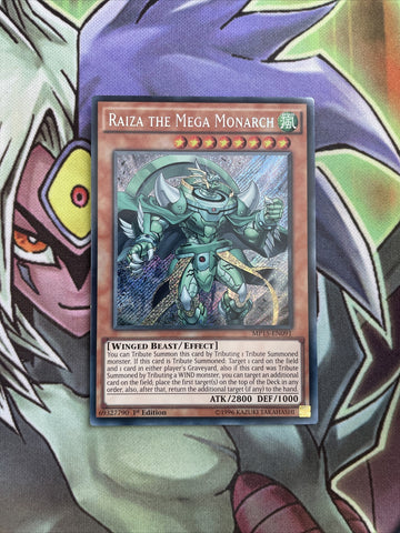 MP15-EN091 Raiza The Mega Monarch Secret Rare 1st Edition NM Yugioh Card