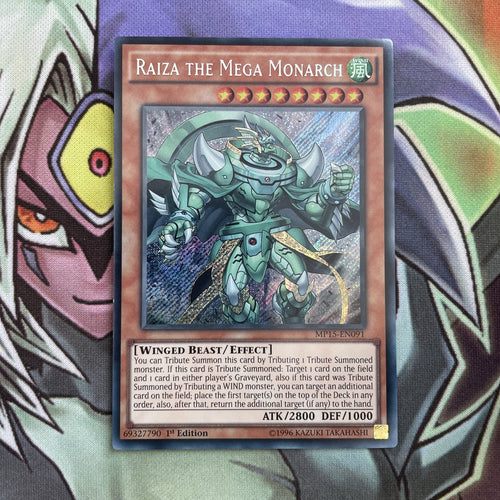 MP15-EN091 Raiza The Mega Monarch Secret Rare 1st Edition NM Yugioh Card
