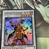 RYMP-ENSE1 Legendary Six Samurai - Shi En - Super Rare NM Yugioh