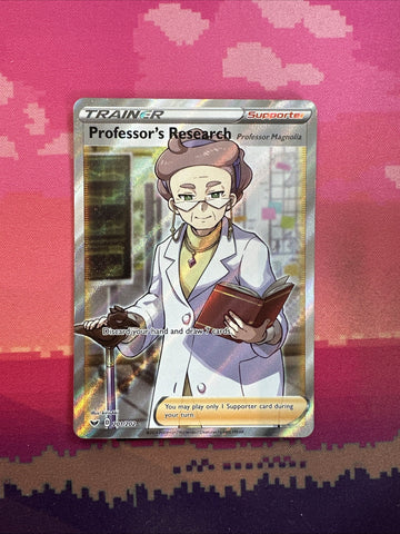 Pokemon Card Professor's Research 201/202 Ultra Rare Sword & Shield Near Mint