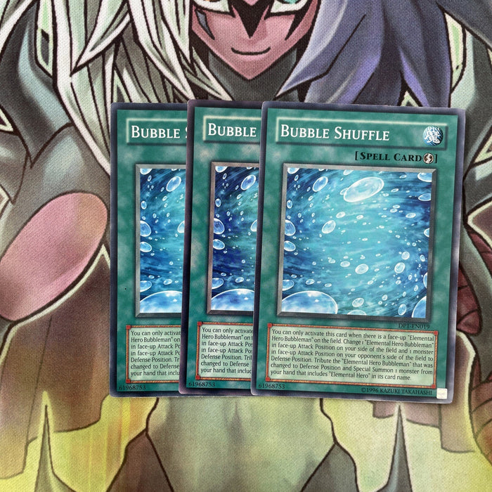 DP1-EN019 x3 Bubble Shuffle Common Excellent Condition Yugioh