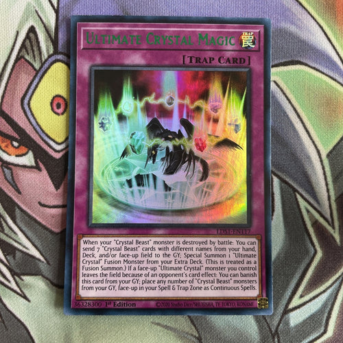 LDS1-EN117 Ultimate Crystal Magic Green Ultra Rare 1st Edition NM Yugioh Card