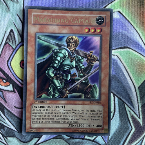LOD-018 Marauding Captain Ultra Rare 1st Edition NM Yugioh Card