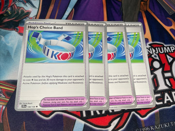 Pokemon Cards Hop’s Choice Band 148/159 4X Card Playset Journey Together NM