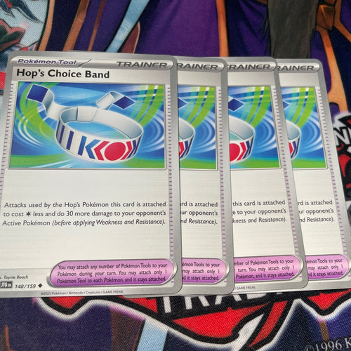 Pokemon Cards Hop’s Choice Band 148/159 4X Card Playset Journey Together NM