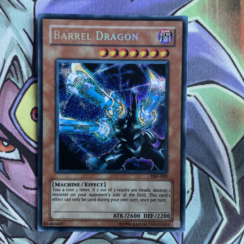 VB5-003 Barrel Dragon Secret Rare Valuable Book Promo 5 NM Yugioh Card